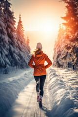 Running in winter