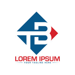 TB Letter Logo Design Unique and Modern Logo design Professional Logo Design