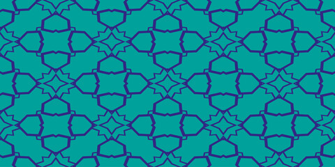 Fototapeta premium Abstract shape , geometric motif basic pattern continuous background.