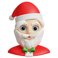 3d rendering Santa Claus