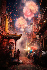 Traditional Chinese New Year Celebration