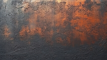 Naklejka premium Detailed grunge style metal texture background with deep scratches. Generative AI