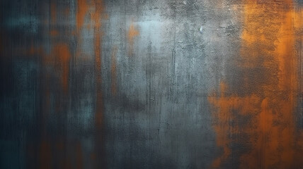 Vintage rusty and scratched wall. Generative AI - obrazy, fototapety, plakaty