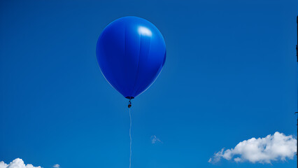 blue balloons with a blue Monday theme