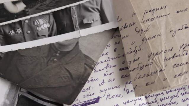 Post-war amateur photos and letters 1940s