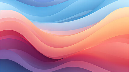 A colorful waves of different colors