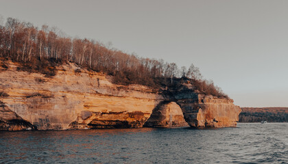 Pictured Rocks National Lakeshore in Upper Michigan