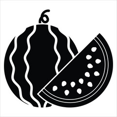 watermelon icon vector design template
