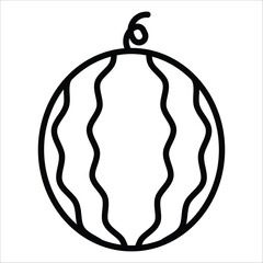 watermelon icon vector design template