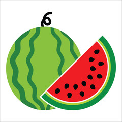 watermelon icon vector design template