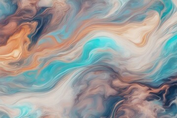 Abstract clouds. Modern futuristic pattern marble translucent colors texture.. Multicolor dynamic background mixing liquid paints art