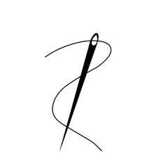 Elegant Needle With Thread