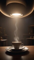 A Warm Cup of Comfort on a Cozy Table