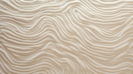 Fototapeta premium Close up of a fluffy Carpet Texture in ivory Colors. Soft Fleece Fabric