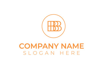 abstract logo design 3 B Letter