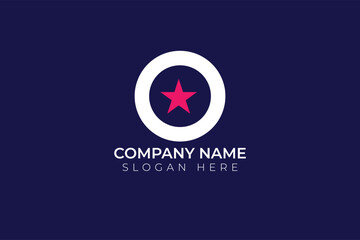 logo for company Star circle  - obrazy, fototapety, plakaty