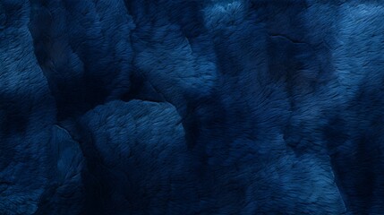 Close up of a fluffy Carpet Texture in navy blue Colors. Soft Fleece Fabric - obrazy, fototapety, plakaty