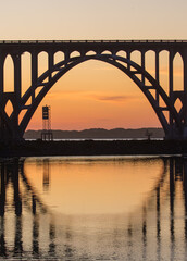 Sunset And Bridge - 9501