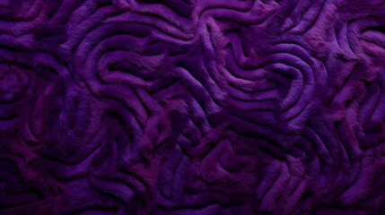 Close up of a fluffy Carpet Texture in purple Colors. Soft Fleece Fabric