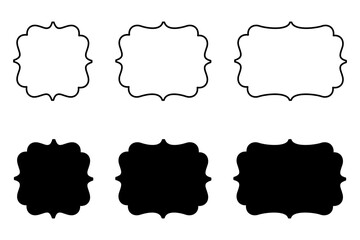 Set of retro Price sale sticker, shopping label design element. Vector illustration