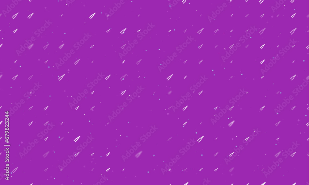 Poster seamless background pattern of evenly spaced white pliers symbols of different sizes and opacity. ve