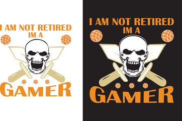 Gaming T-shirt design