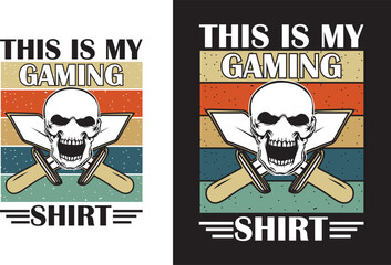 Gaming T-shirt design