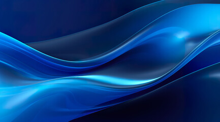 Fototapeta premium 3D digital flowing waves, abstract background