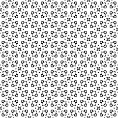 Black seamless abstract pattern. Overlay for background and backdrop. Ornamental design. PNG graphic illustration with transparent background.