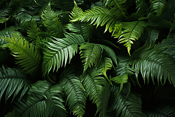 Blechnum ferns  generative ai, generative,  ai,