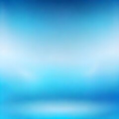 Fototapeta premium Cyan Blue blurred gradient background that blends subtle shading and textures into an intriguing visual effect, wallpaper, background, Generative ai 