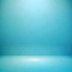 Cyan Blue blurred gradient background that blends subtle shading and textures into an intriguing visual effect, wallpaper, background, Generative ai	
