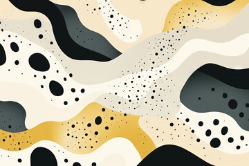 Abstract lithograph minimalist background seamless pattern, japandi wabi sabi, organic, geometric shapes. Generative AI, AI