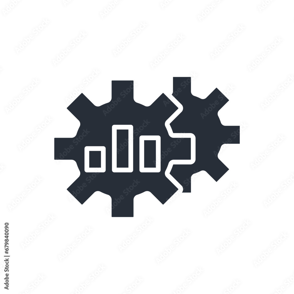 Poster optimization icon. vector.editable stroke.linear style sign for use web design,logo.symbol illustrat