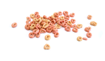 Delicious and nutritious fruit cereal loops flavorful, healthy and funny addition to kids breakfa