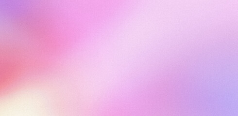 Pink purple magenta grainy, website banner background. Blurred color gradient, ombre, blur. Defocused, colorful, multicolored, mix, rainbow, bright, fun pattern. Desktop design