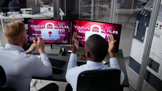 Ransomware Cyber Attack Using Malware