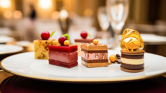 Food, dessert and hospitality, sweet desserts in restaurant a la carte menu, English countryside exquisite cuisine, culinary art and fine dining