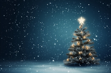 Christmas decoration, xmas gift concept, copy space