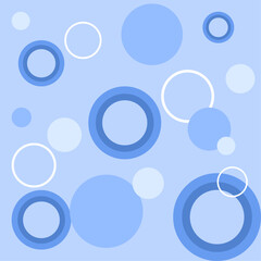 Fondo de círculos, vector de círculos, fondo azul con círculos, círculos con diferentes tamaños, fondo con círculos, circulos
