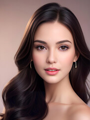 Fototapeta premium portrait of a woman, Generative AI