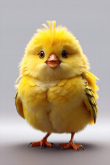 Obraz premium yellow bird, Generative AI