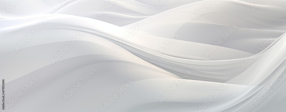 Aufkleber a white background with waves against it generative ai