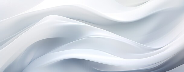 Obraz na płótnie Canvas white abstract soft wave background Generative AI
