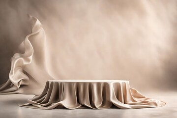 table setting on a background
