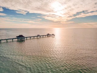 Photo sur Plexiglas Clearwater Beach, Floride Clearwater Beach, Florida, Drone Photo of Clearwater Beach, Aerial Photo of Beach