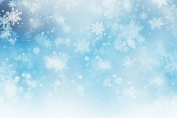 Fototapeta na wymiar Christmas background. snow flakes backdrop