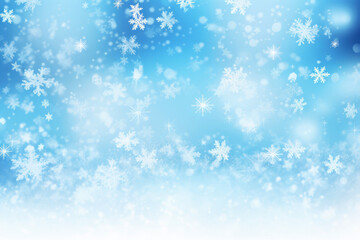 Obraz na płótnie Canvas Christmas background. snow flakes backdrop