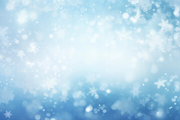 Fototapeta premium Christmas background. snow flakes backdrop
