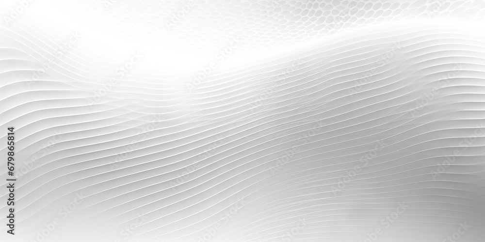 Poster white blurred wavy abstract background illustration generative ai